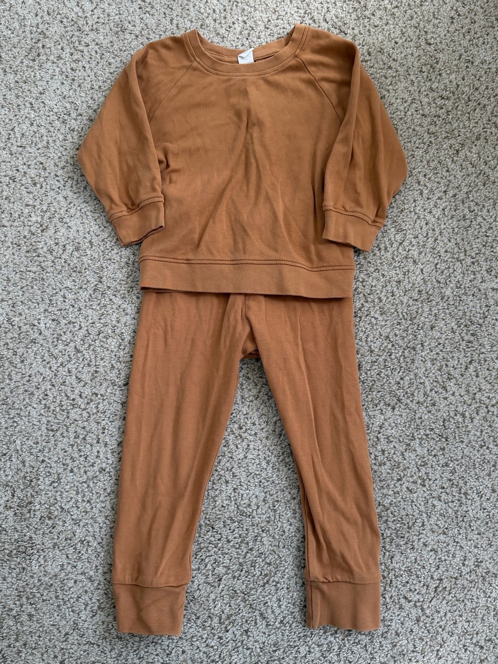 Colored Organics Set 3T Ginger Portland Pullover & Cruz Lightweight Jogger Pants
